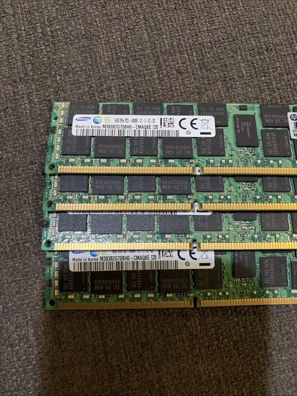 Модуль памяти Samsung HP 712383-081 16GB 2Rx4 PC3-14900R DDR3-1866MHz 64GB TOTAL
