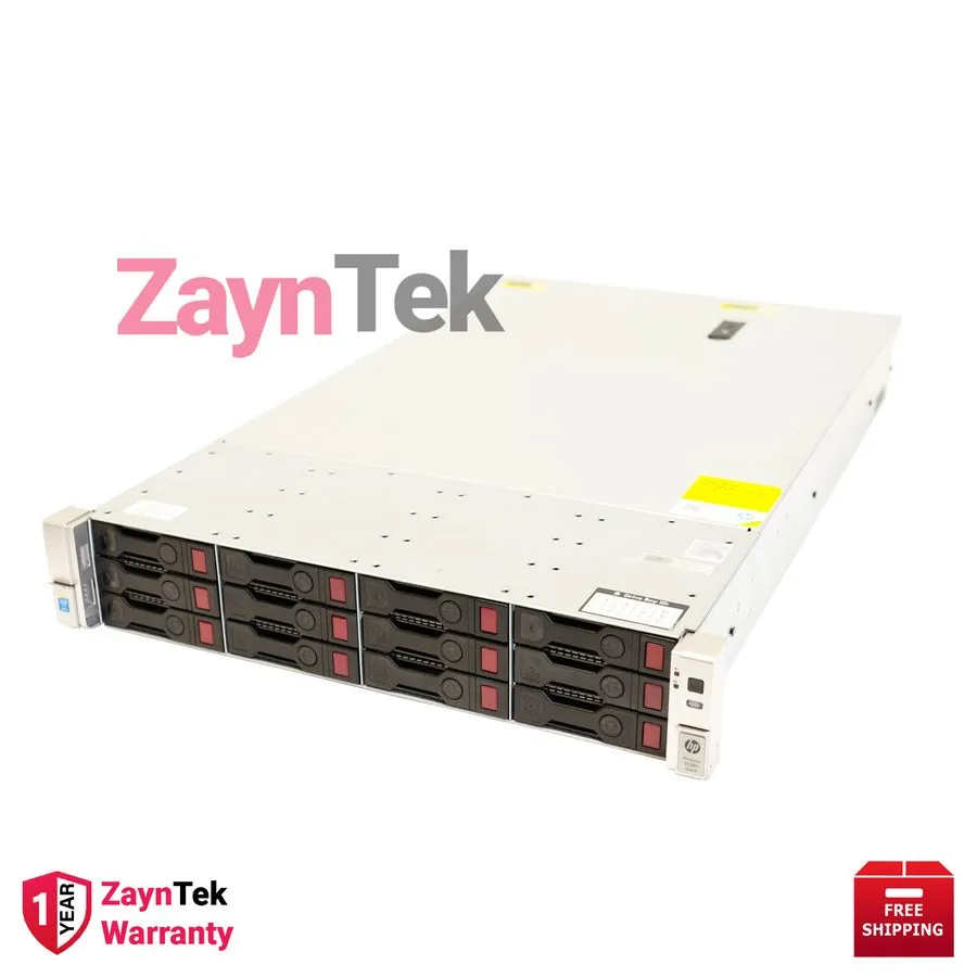 Сервер HPE PROLIANT DL380 GEN9 12LFF RACKSERVER 32GBDDR4 1xE52620v3 HPE 36TB HDD