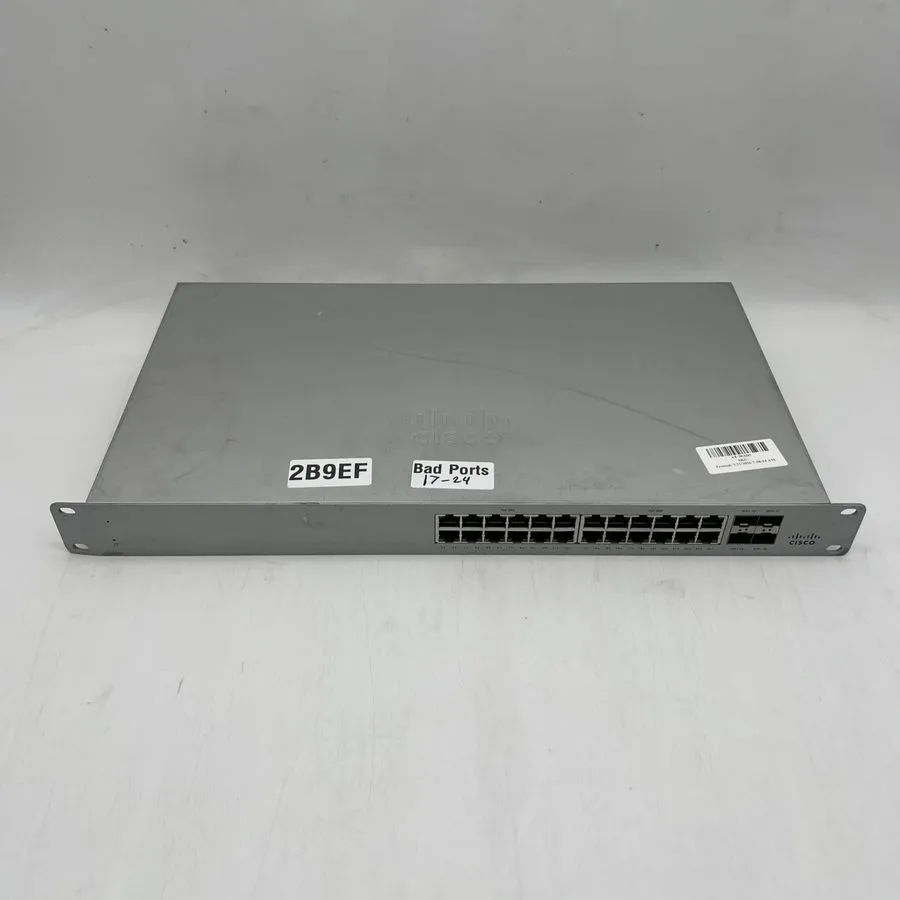 Коммутатор Cisco Meraki MS125-24 24-Port Ethernet Switch Unclaimed — фото лота 1