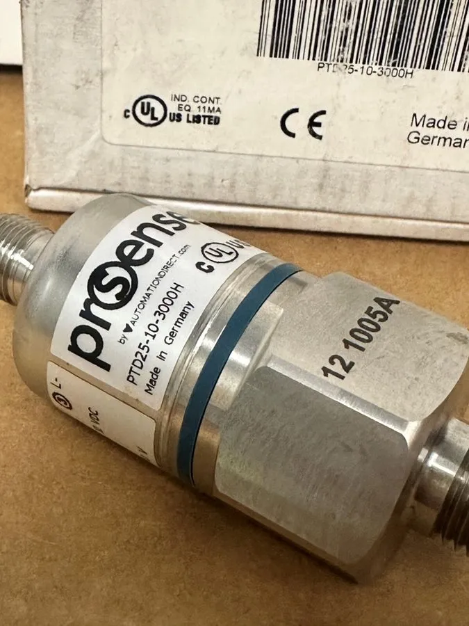 Датчик давления Prosense Pressure Transmitter 3000psi 0-10V. 1/4 NPT Male. PTD25