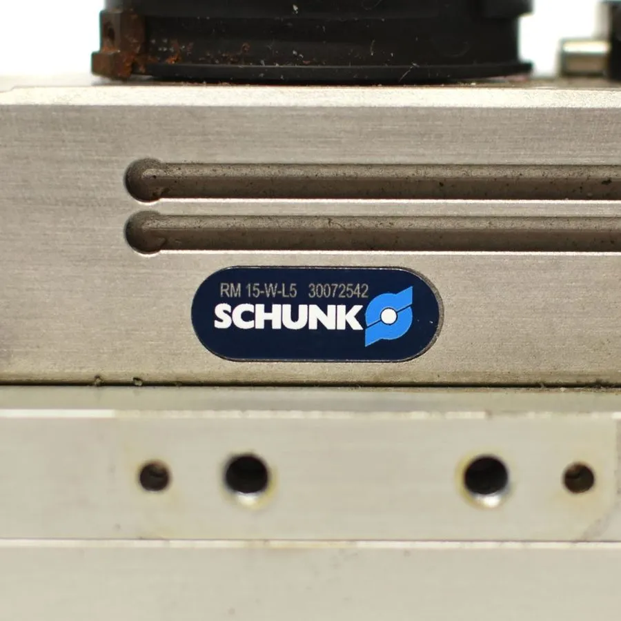 Поворотный стол Schunk RM 15-W-L5 190º Rotary Table RM-F Flat Swivel Unit Pneuma — фото лота 3