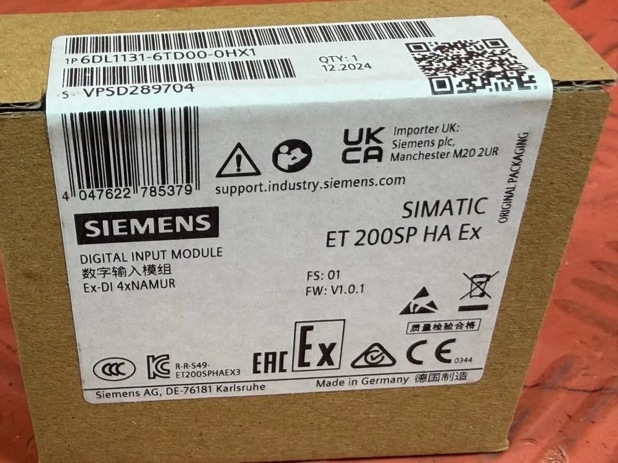 Модуль ввода-вывода Siemens 6DL 1131-6TD00-0HX1 Simatic S7 ET200SP HA Ex 2024 Av — фото лота 1