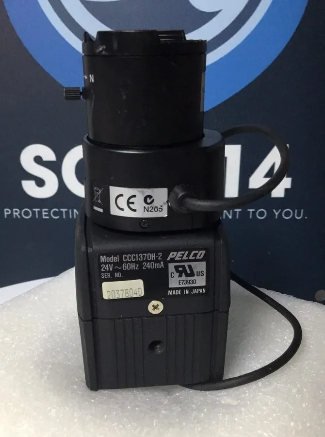 Камера PELCO CCC1370H-2 CCTV Compact Color Camera W/ 3-8mm Lens 480TVL 24VAC — фото лота 4