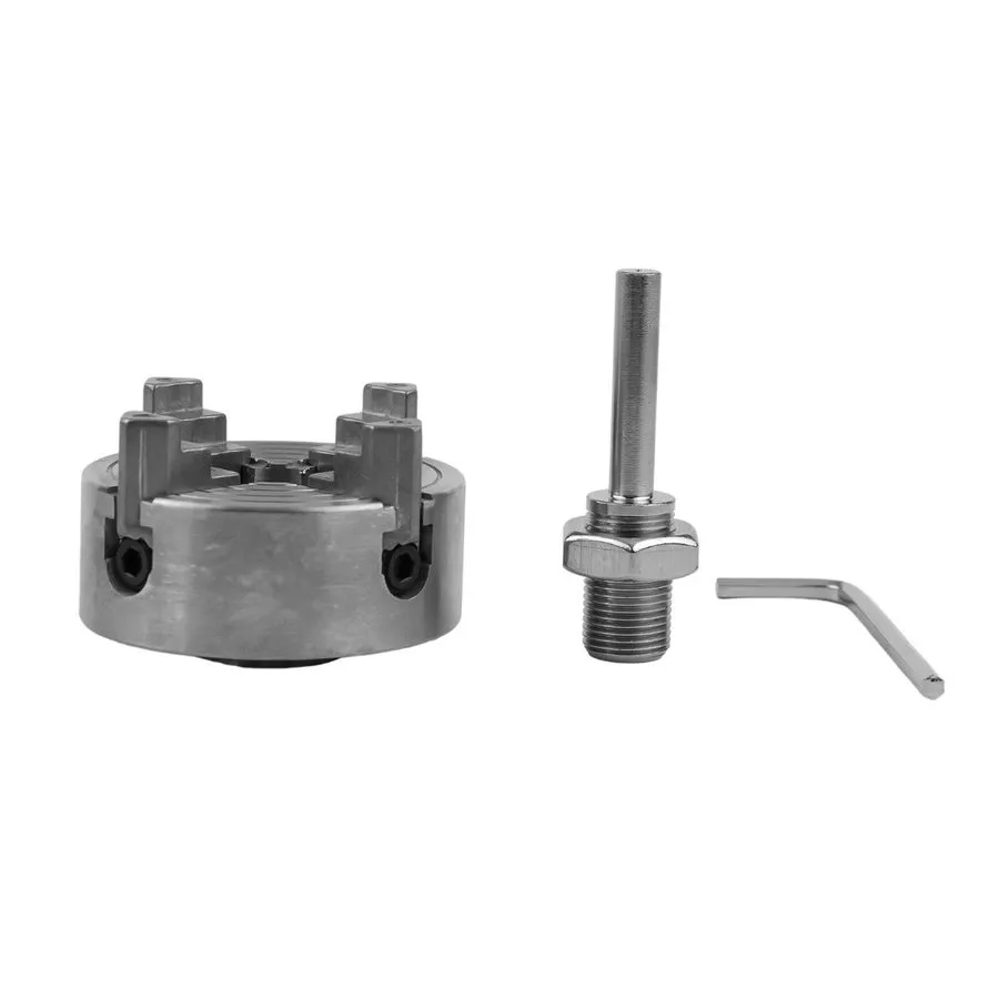 Режущий инструмент для Z011 Metal/4 Jaws Manual Lathe Chuck Clamp HCS Self-Cente — фото лота 1