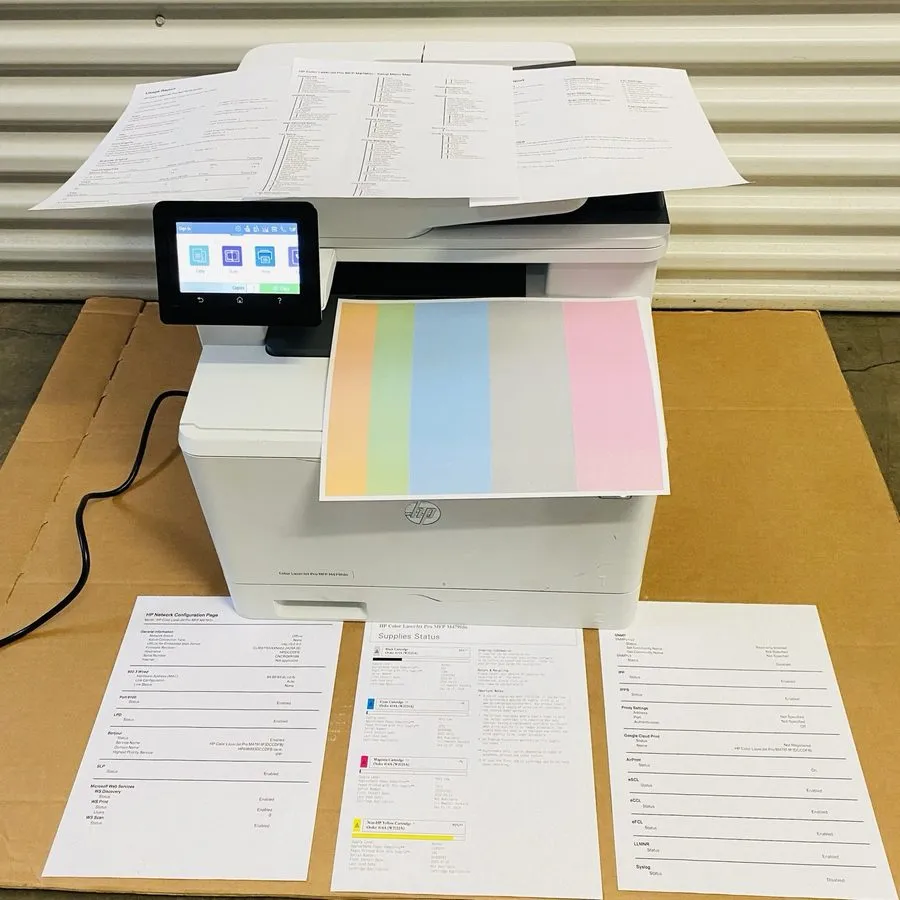 Лазерный принтер HP LaserJet Pro MFP M479fdn Duplex Color Laser Printer W1A79A P — фото лота 2