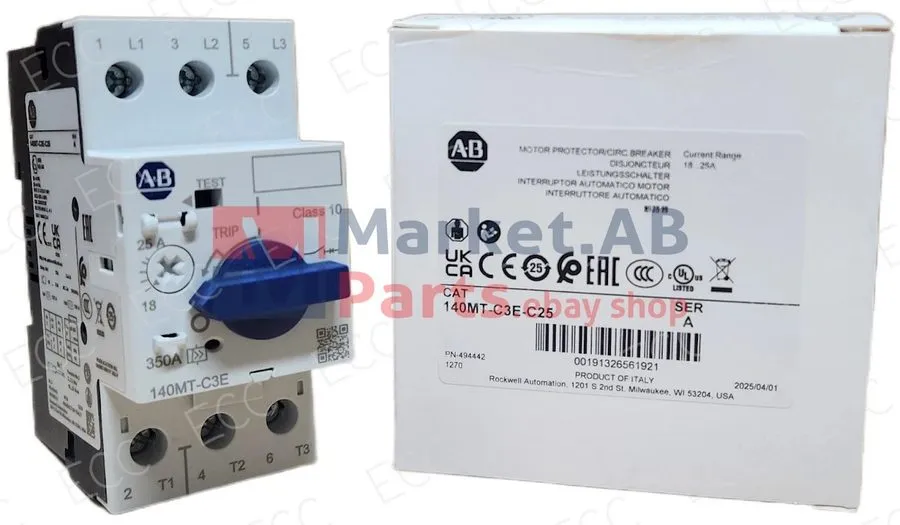Автоматический выключатель 140MT-C3E-C25 AB MOTOR PROTECTION CIRCUIT BREAKER