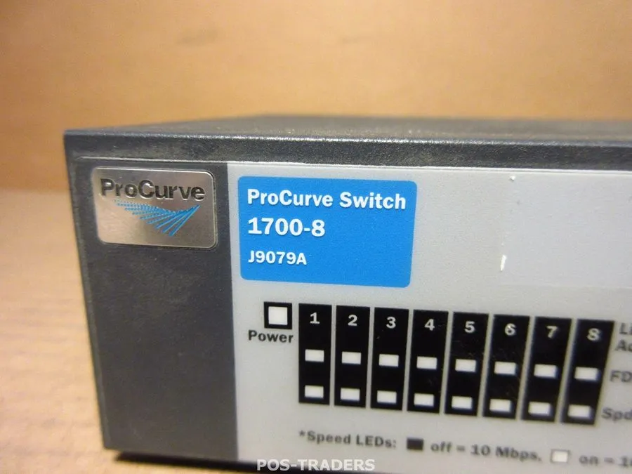 Коммутатор HP ProCurve 1700-8 8 Port Fast Ethernet Switch (7x 100Mbps, 1x 1Gbps)