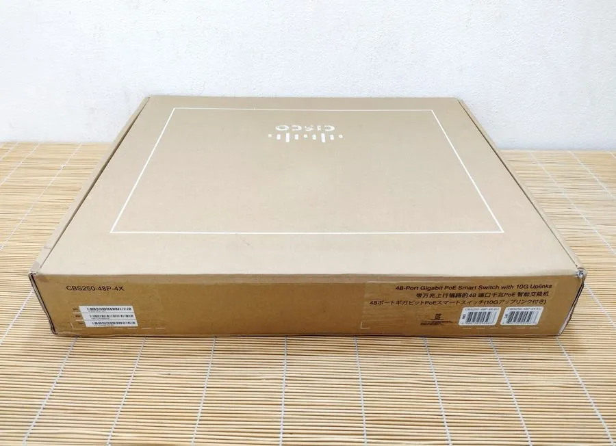 Коммутатор Cisco CBS250-48P-4X Gigabit 48-Port Ethernet PoE Smart Managed Switch