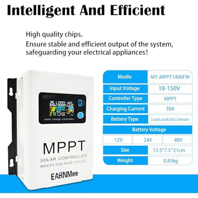 Аккумулятор Epever MPPT Solar Charge Controller 12V/24V/48V AUTO TEP Series Sola