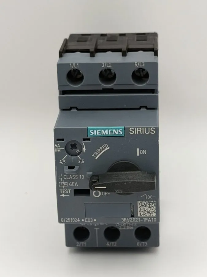 Автоматический выключатель SIEMENS Motor Protection Circuit Breaker 3RV2021-1FA1