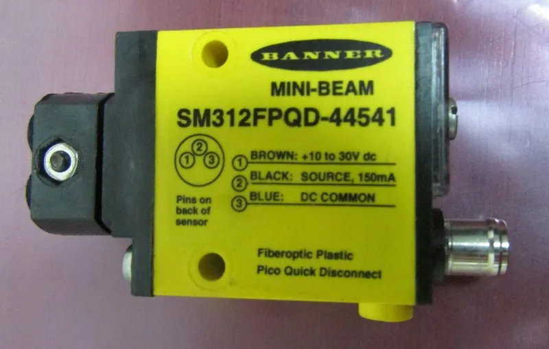 Фотоэлектрический датчик BANNER SM312FPQD 44541 Mini Beam Photoelectric Sensor