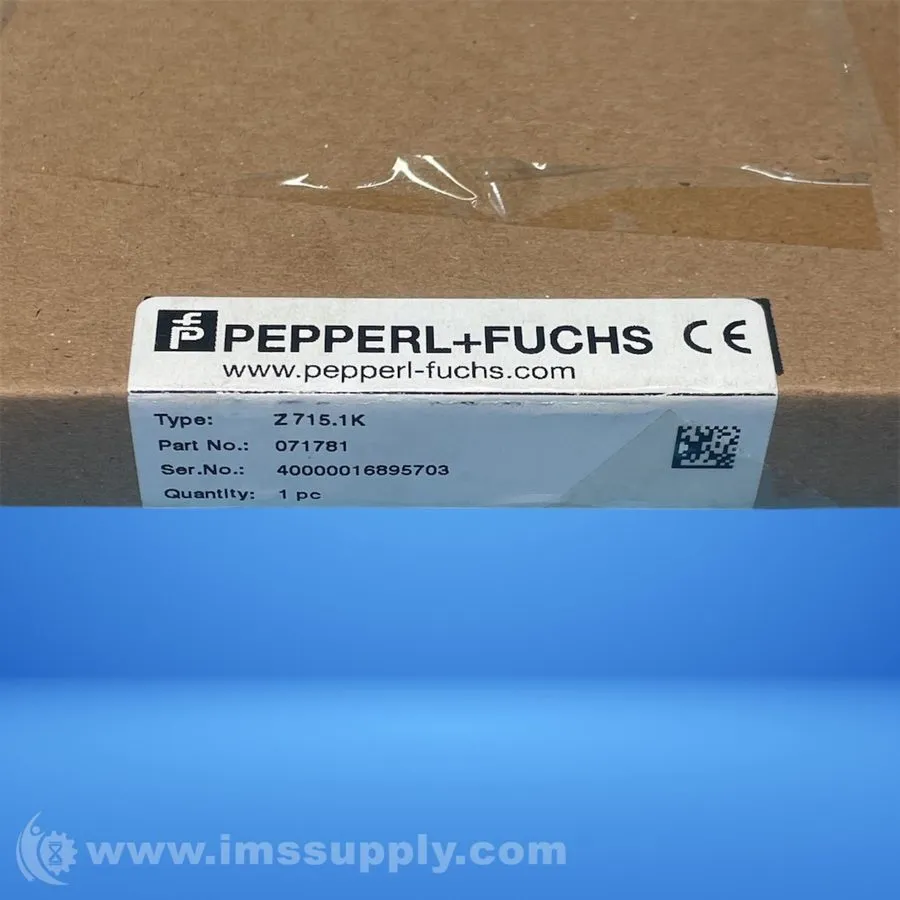 Датчик Pepperl & Fuchs Z715.1K Zener Barrier FNOB