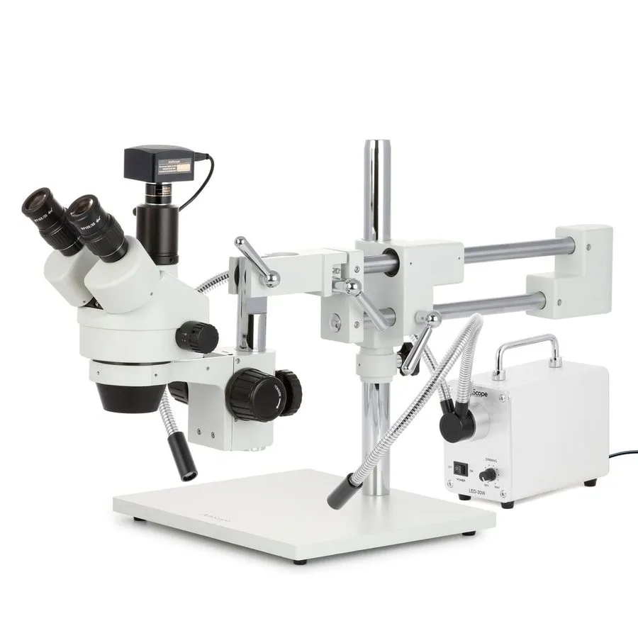 Микроскоп Radical 165mm/7" WD 3.5-90x Zoom Stereo Trinocular Biology Dissection