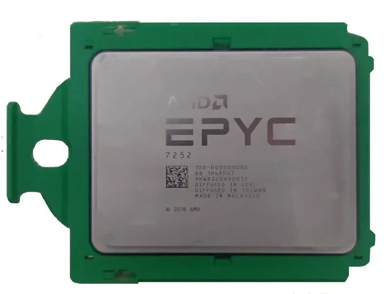 Процессор 16threads 3.1-3.3ghz l3cache 64MB TDP 120W SP3 AMD EPYC 7252 unlocked 