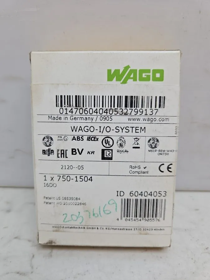 Модуль ввода-вывода WAGO 750-1504 Digital Output Module