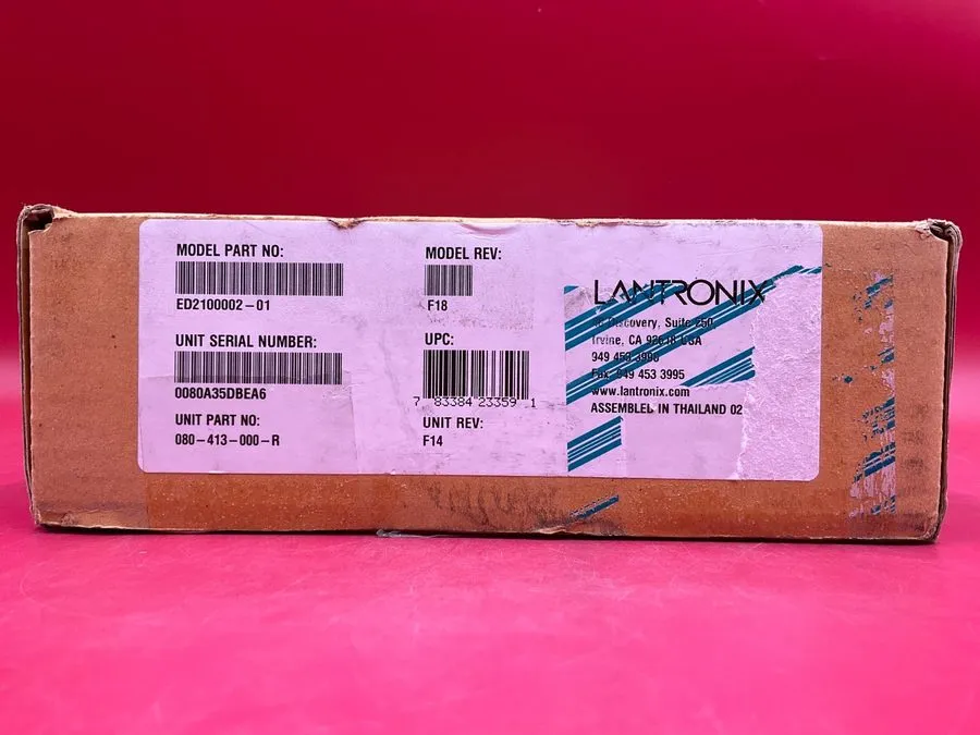 IIoT-устройство Lantronix EDS2100 2-Port RS232 RS485 Serial Device Server ED2100 — фото лота 2