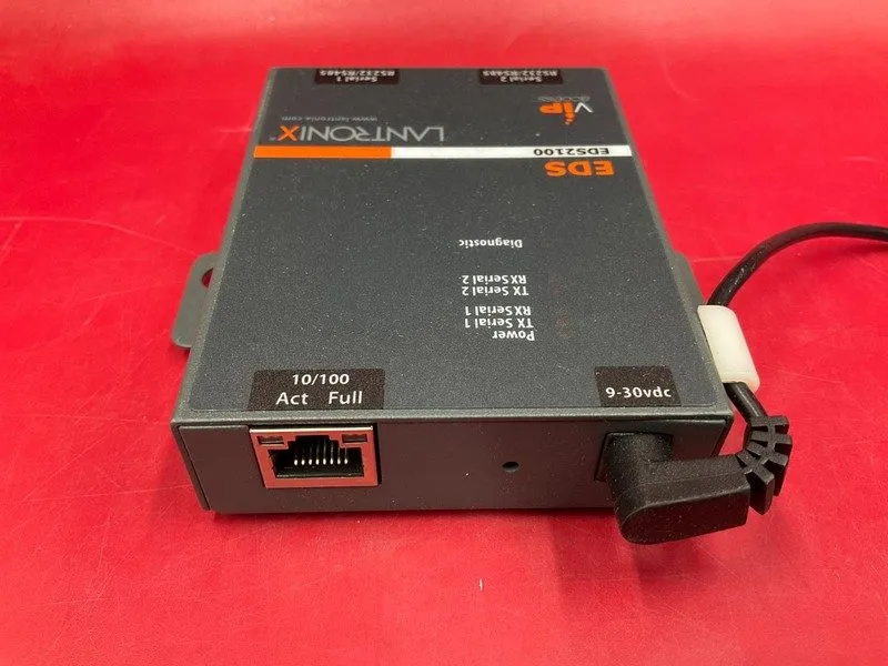 IIoT-устройство Lantronix EDS2100 2-Port RS232 RS485 Serial Device Server ED2100 — фото лота 4