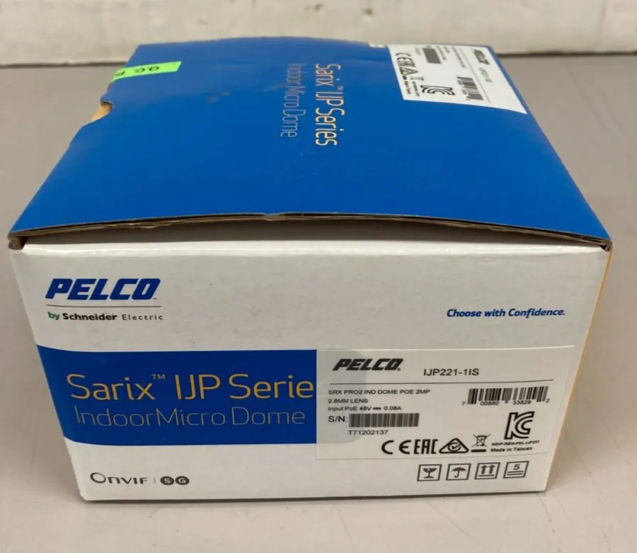 Камера Pelco IJP221-1IS SRX PRO2 IND Dome POE 2MP Camera