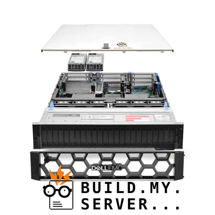 Сервер Dell PowerEdge R740xd 24-Bay 12-NVMe/12-SAS Server 2.20Ghz 10-Core 96GB R