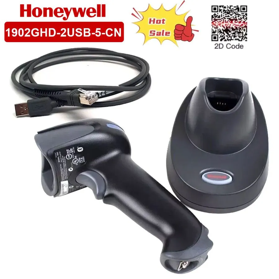 Сканер штрих-кода Honeywell Xenon 1902GHD-2USB-5-CN Wireless Handheld 2D Barcode