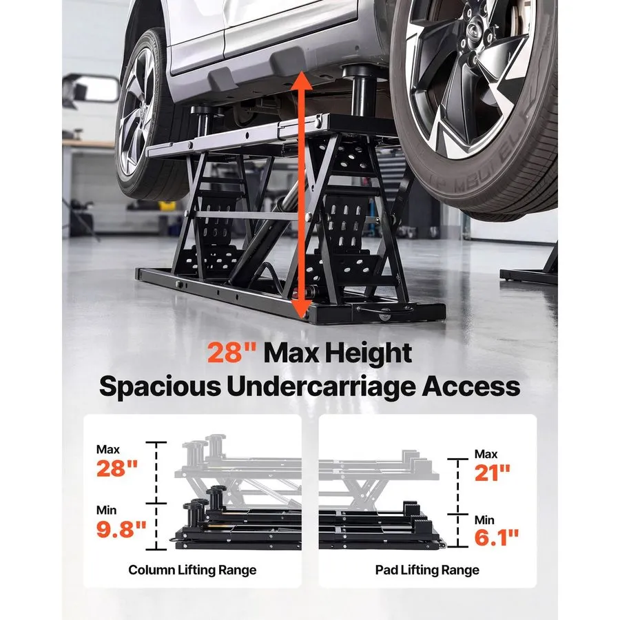 Автоподъёмник 9000lb Double Sided 4 Post Car Lift Standard 78" Increased Height — фото лота 2