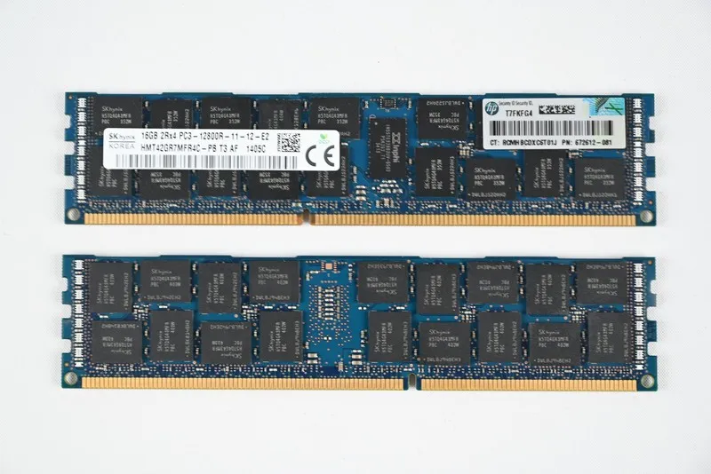 Модуль памяти 1X 16GB Hynix HMT42GR7MFR4C-PB 2Rx4 PC3-12800R DDR3 ECC REG 1.5 — фото лота 2