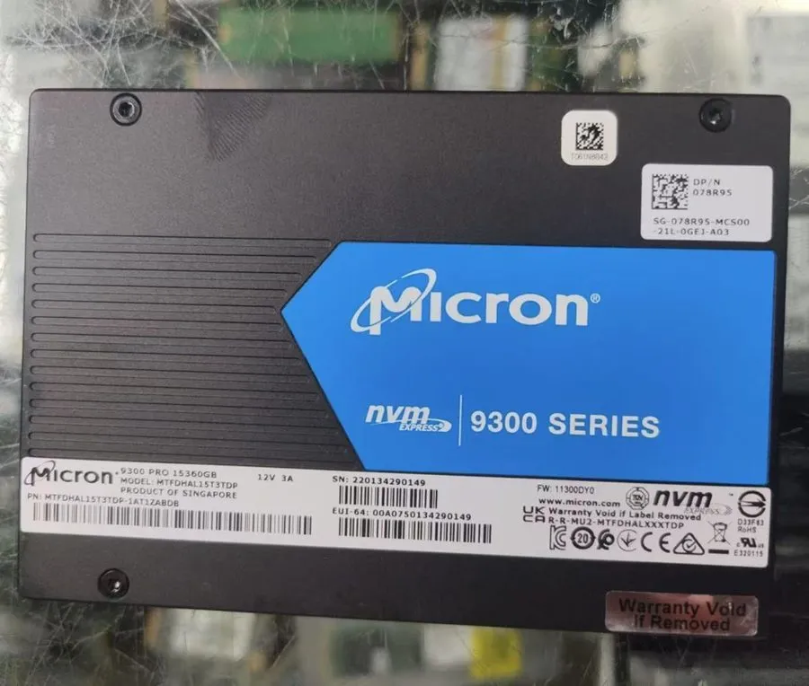 SSD-накопитель Micron 9300 PRO Series MTFDHAL15T3TDP-1AT1ZABDB 15.36TB 2.5" U.2 