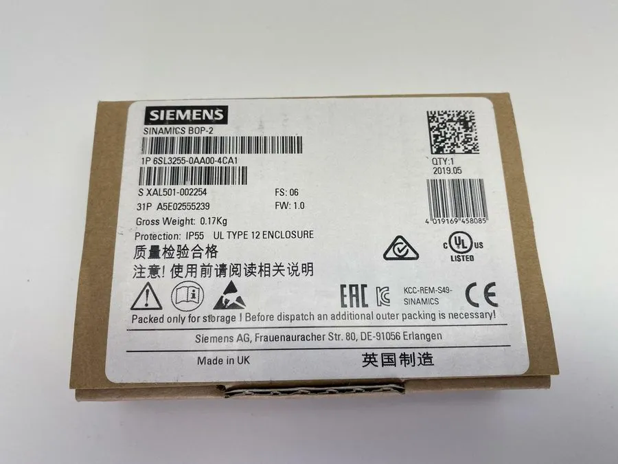 Частотный преобразователь Siemens 6SL3255-0AA00-4CA1 SINAMICS G120XA PN