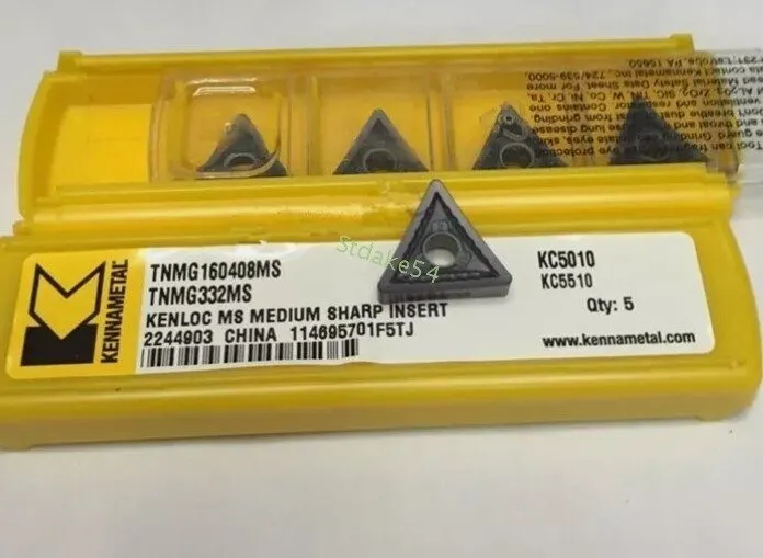 Режущий инструмент Kennametal TNMG160408MS KC5510 Carbide Inserts TNMG332MS Turn