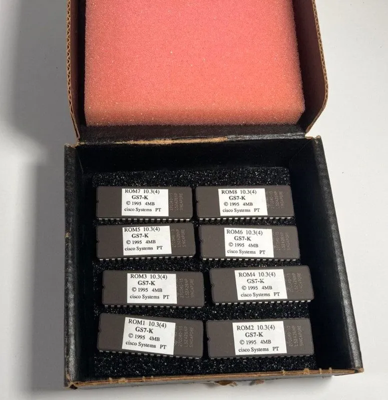 Осциллограф Vintage Cisco Systems 7000 Router Software Eproms 10.3