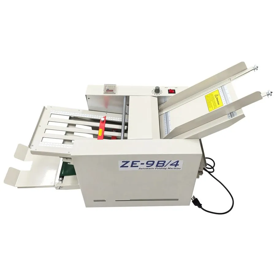 Фальцевальная машина ZE-9B/4 Automatic Paper Folder 110V Automatic Desktop Paper