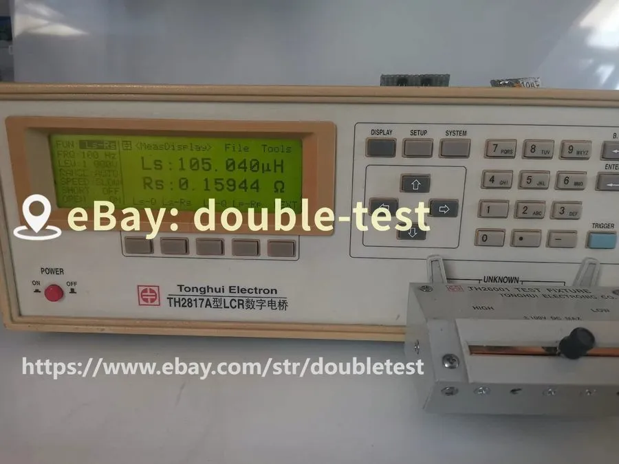 Тестер Tonghui TH2817A High-speed LCR Meter 10 Frequencies 50Hz-100kHz-fulltest