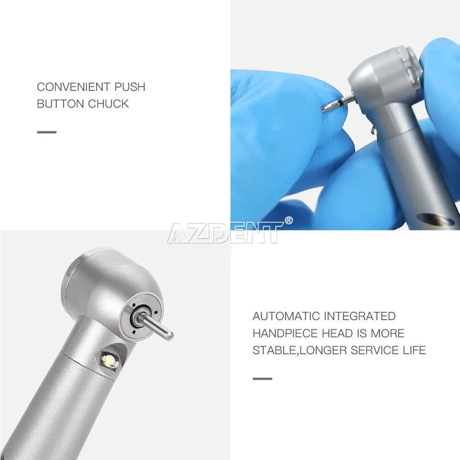 Стоматологический наконечник Dental LED Fiber Optic E-generator High Speed Handp — фото лота 3