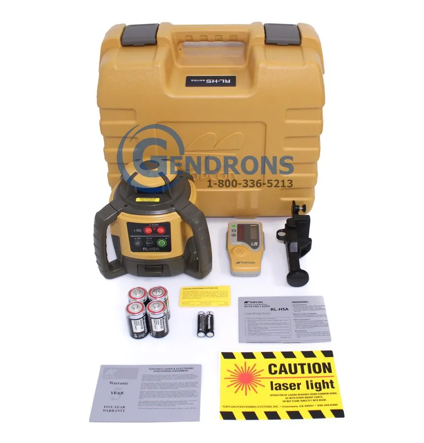 Нивелир Topcon RL-H5A Self-Leveling Rotary Laser Level with LS-80X Receiver — фото лота 2