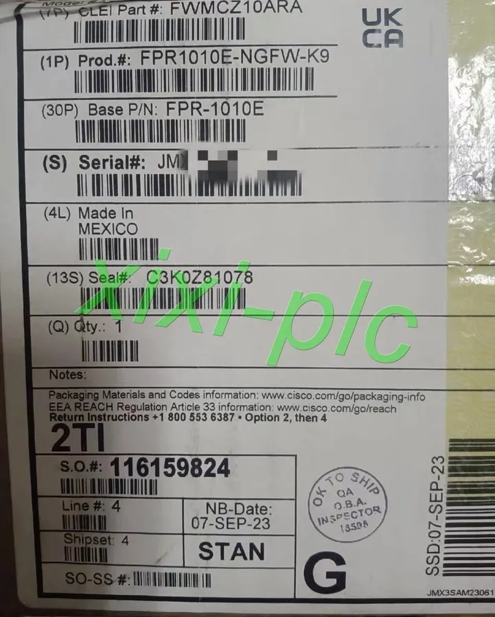 Межсетевой экран Cisco FPR1010E-NGFW-K9 Firewall devices DHL shipping