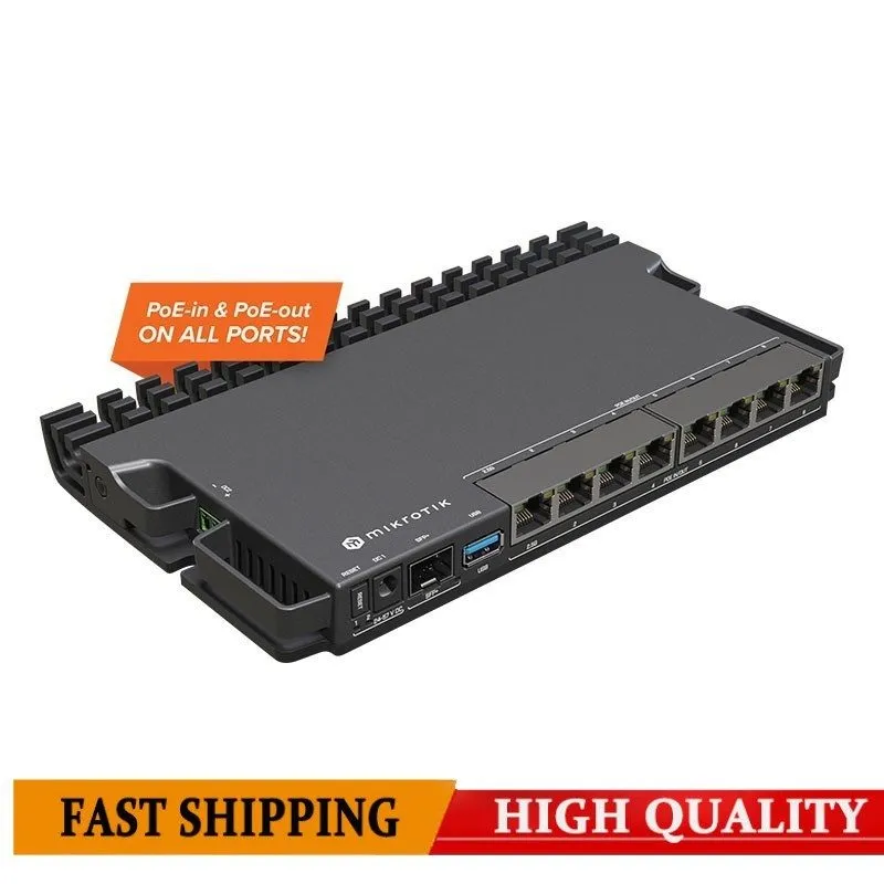 Маршрутизатор MikroTik RB5009UPr+S+IN Router 1GB RAM 7x Gigabit PoE Out 1x 2.5Gb