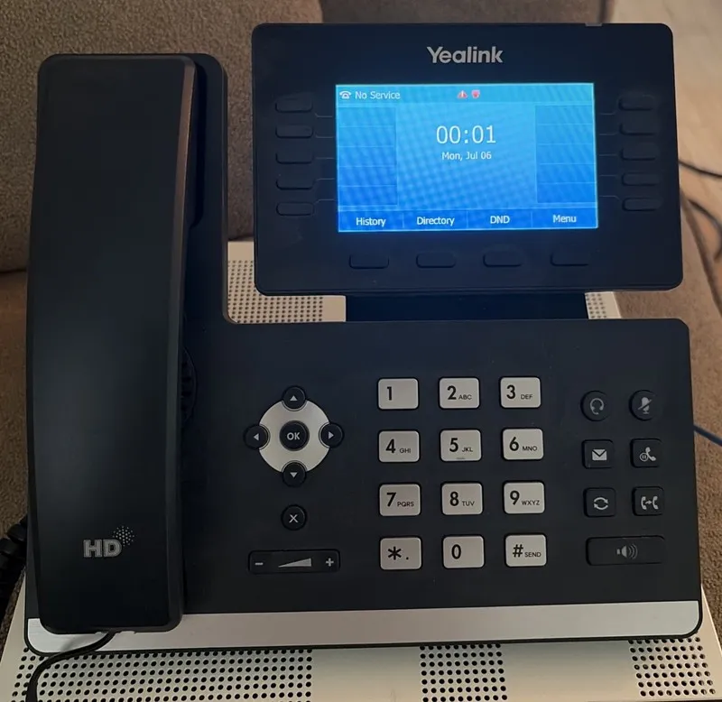 Yealink SIP-T54W IP Phone Factory Reset