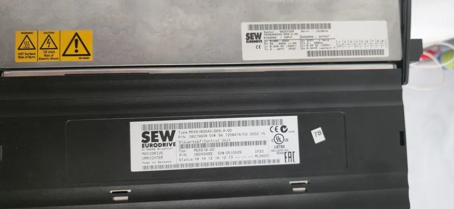 Частотный преобразователь SEW MDX61B0040-5A3-4-00 MOVIDRIVE B Inverter Drive 4kW