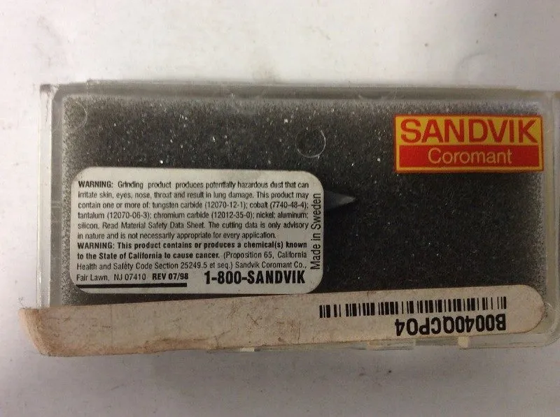 Режущий инструмент Sandvik Coromant T-Max U Carbide Turning Insert VCGX 2(1.5)0- — фото лота 2