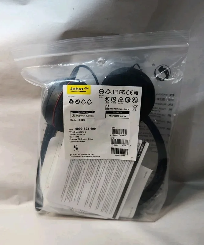 VoIP-шлюз Jabra Evolve 20 Stereo MS USB Headset Microsoft Teams 4999-823-109