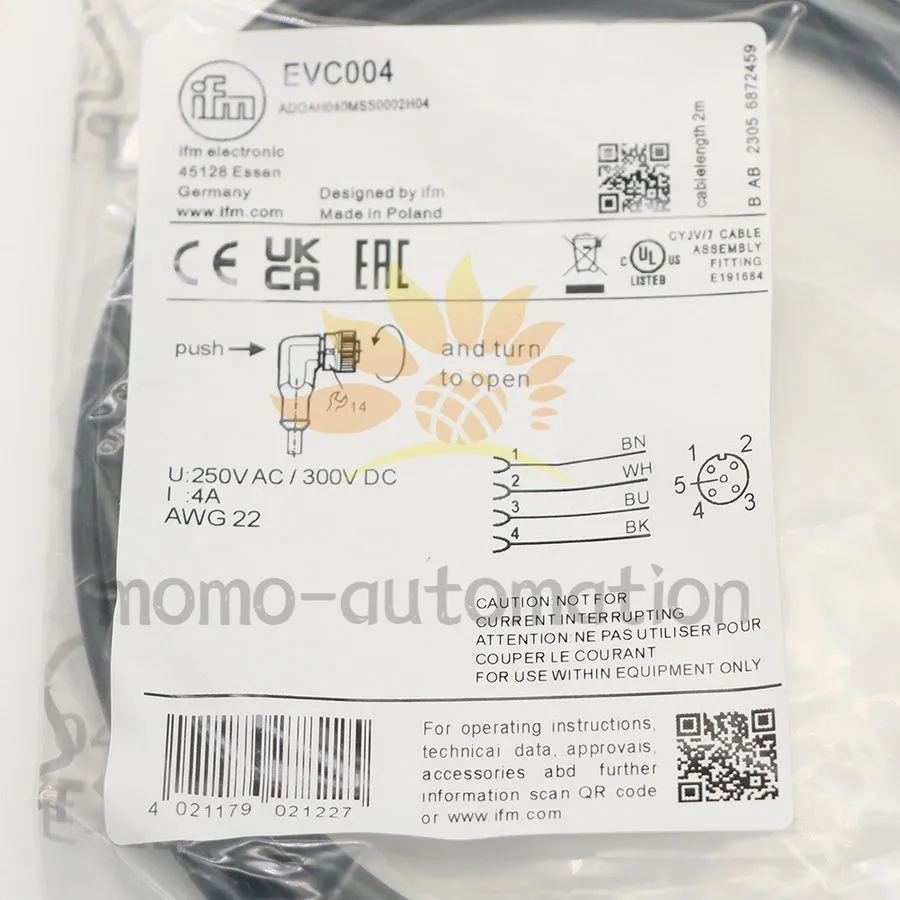 Датчик приближения ones IFM EVC004 Sensor&Proximity Switch