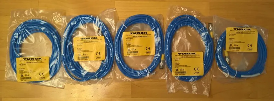 Соединительный кабель Turck RS 4.41T-3 EuroFast Cordset, M12 4-Pin Male to Lead,
