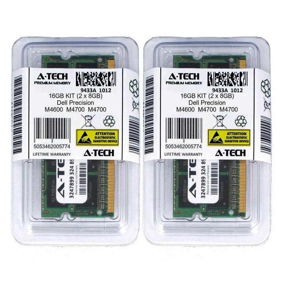 Рабочая станция 16GB KIT 2 x 8GB Dell Precision Mobile Workstation M4600 M4700 R