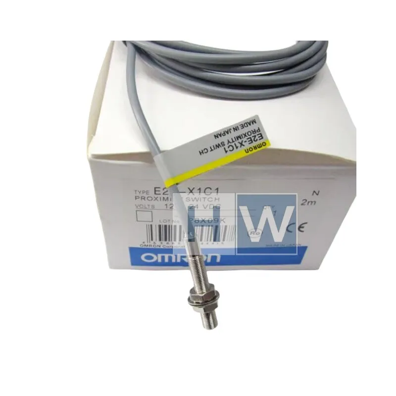 Датчик приближения Omron E2E-X1C1 Proximity Sensor, NPN NO, 1mm Range, 12-24VDC,