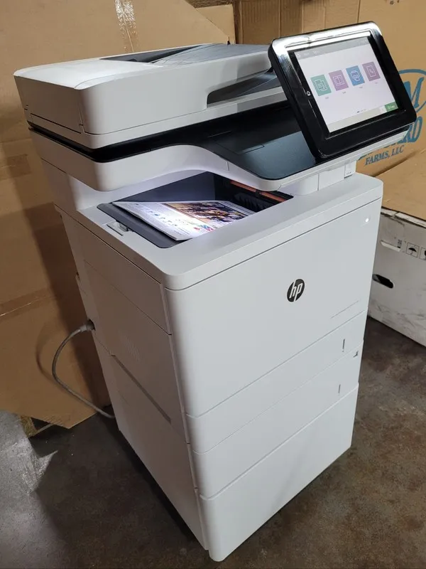 Лазерный принтер FACTORY RB HP LaserJet MFP E57540c Color Laser Printer 3GY25A#B — фото лота 2