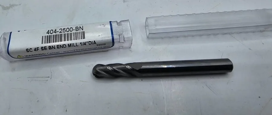Режущий инструмент OSG 404-2500-BN Ball End Mill,Single End,1/4",Carbide 2TXT6