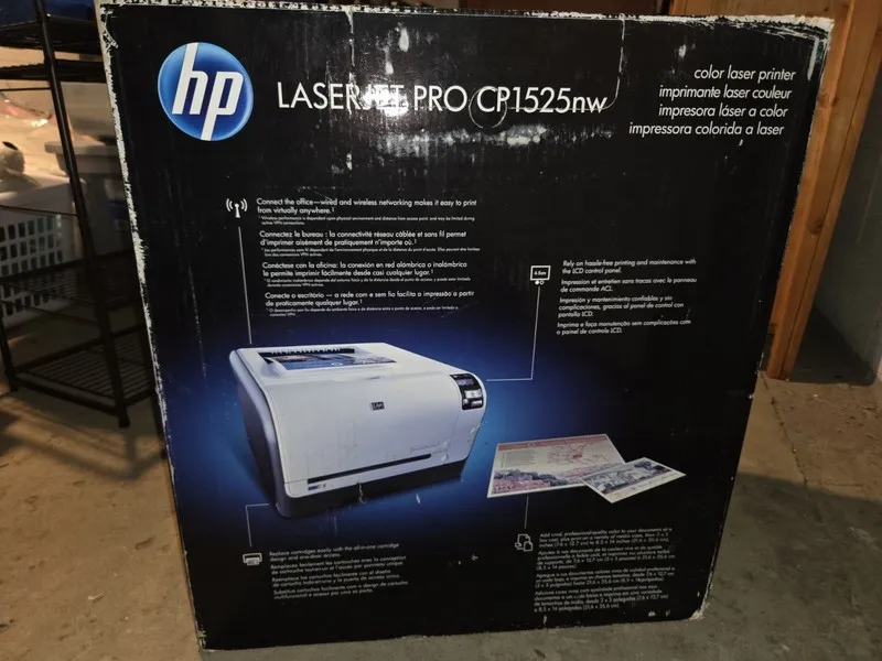 Лазерный принтер HP LaserJet Pro CP1525nw Color Wireless Network Laser Printer C — фото лота 2