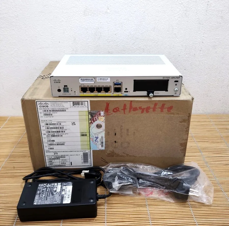 Маршрутизатор Cisco C1101-4PLTEP ISR 1101 4 Port Ge Ethernet LTE Secure Router