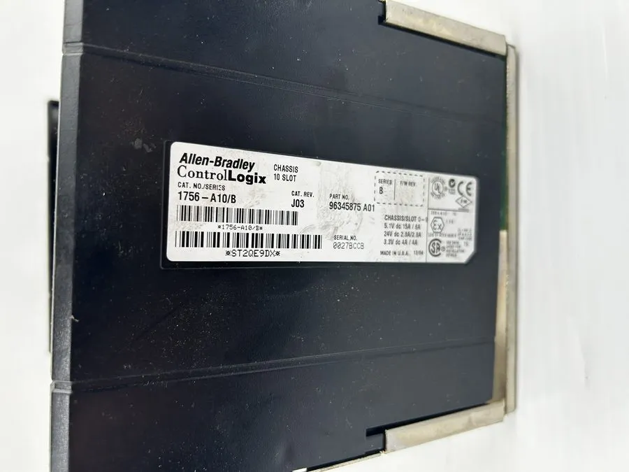 ПЛК Allen Bradley 1756-A10/B Controllogix PLC Chassis 1756A10 W43