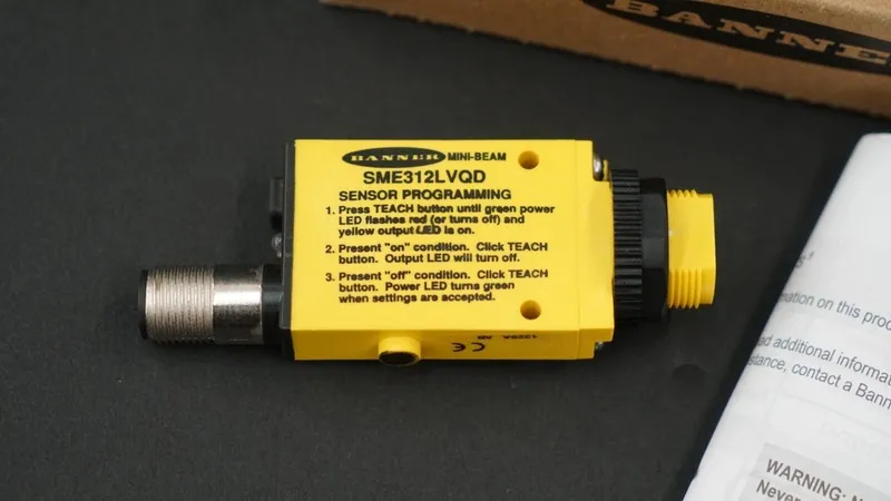Фотоэлектрический датчик BANNER ENGINEERING SME312LVQD Photoelectric Sensor, Ret